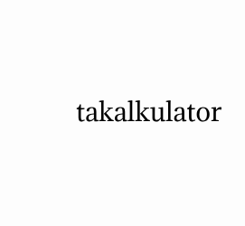 Valutakalkulator